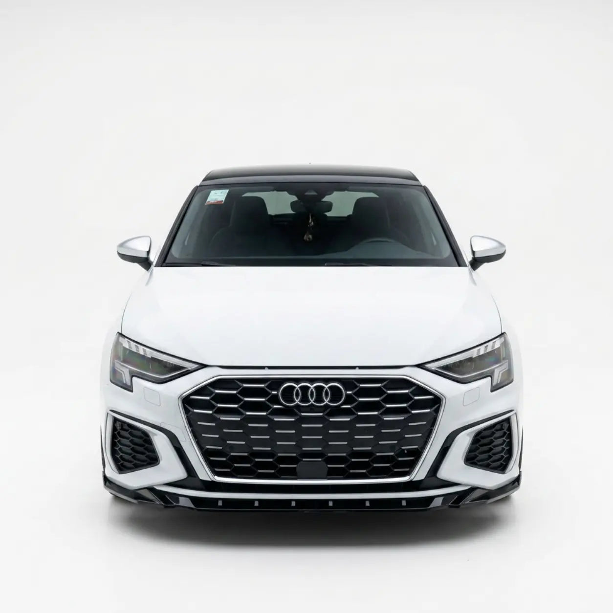 Audi A3 & S3 Front Splitter — S-Line Sedan 8Y (2020–2024) Gloss Black