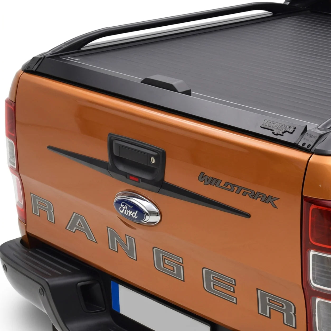 Ford Ranger Tailgate Handle Cover Kit — T6 T7 T8 2012–2022 Matte Black