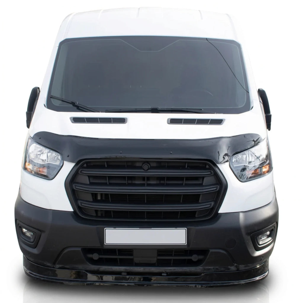 Ford Transit Facelift Bonnet Protector — MK8 2019 Onwards Gloss Black
