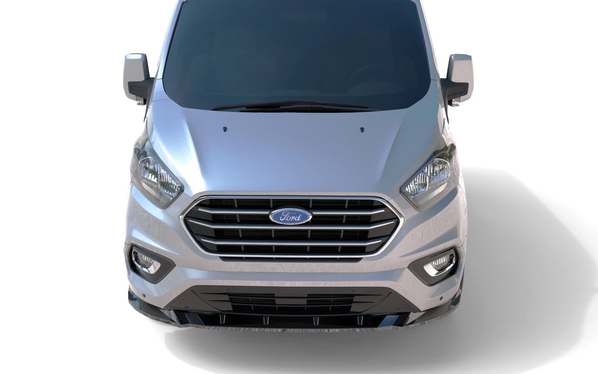 Ford Transit Front Splitter — Mk9 (2020+) Gloss Black