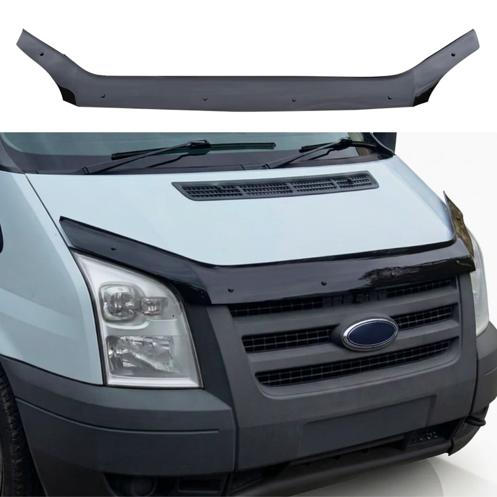 Ford Transit Bonnet Protector — MK7 2007–2013 Gloss Black