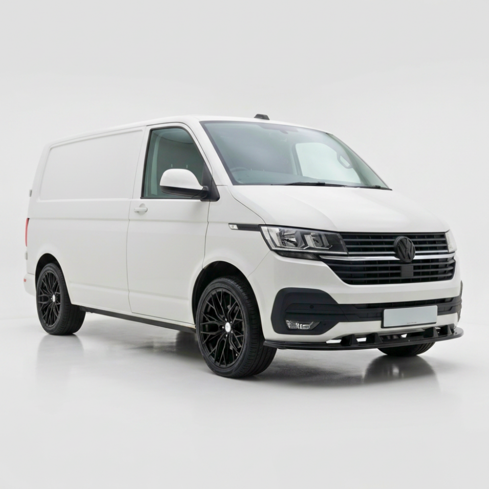 Front Splitter for Volkswagen Transporter T6.1 (2019–2024) — Gloss Black