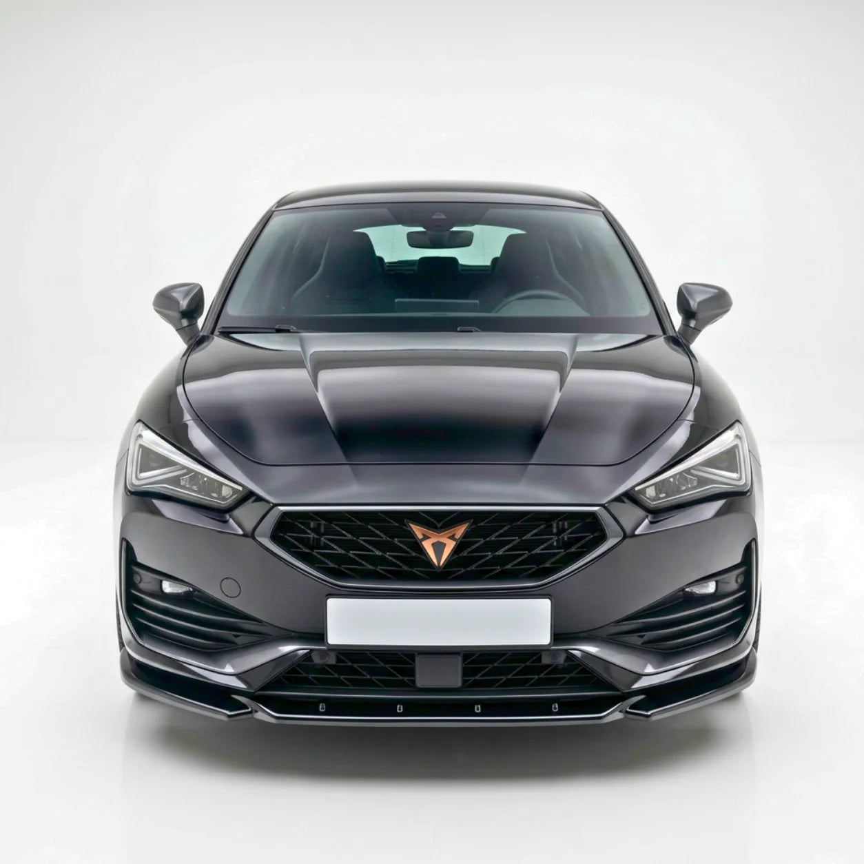 Front Splitter for CUPRA Leon (2020–2024) — Gloss Black