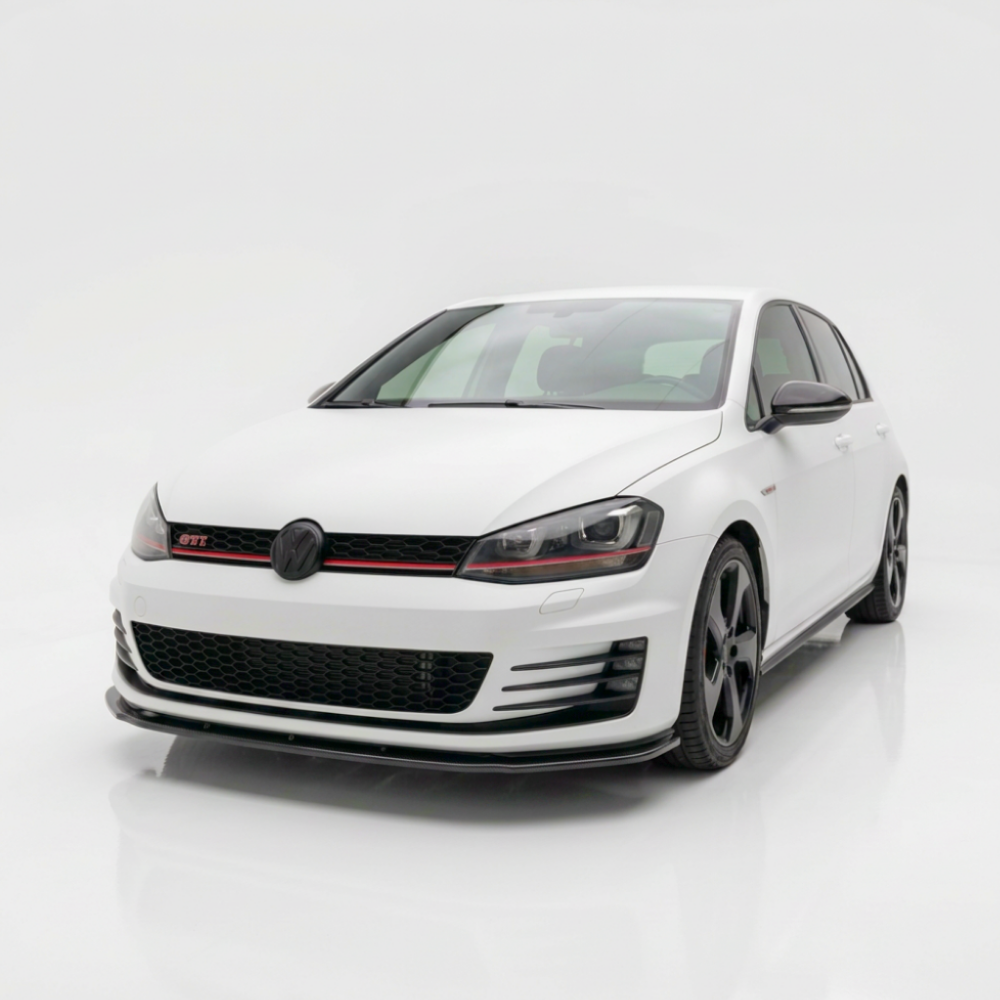 Front Splitter for Volkswagen Golf Mk7 GTI (2013–2016) — Gloss Black