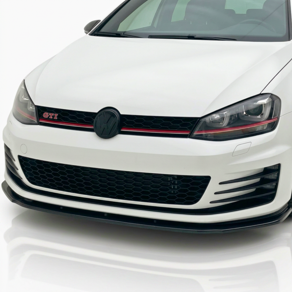 Front Splitter for Volkswagen Golf Mk7 GTI (2013–2016) — Gloss Black