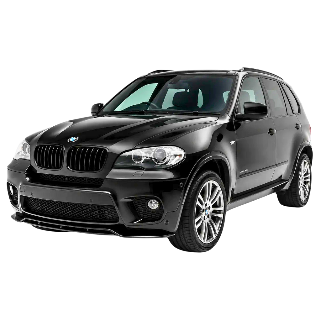 Front Splitter for BMW X5 E70 Facelift M Sport (2010–2013) — Gloss Black