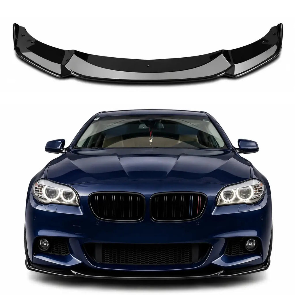 Front Splitter for BMW 5 Series F10 M Sport (2010–2017) — Gloss Black
