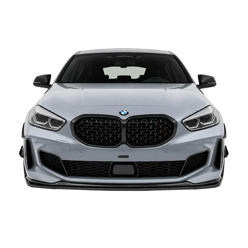 Front Splitter for BMW 1 Series F40 M-Pack / M135i (2019+) — Gloss Black