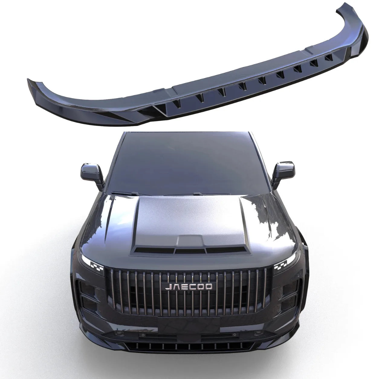 Jaecoo 7 Front Splitter — 2023+ Gloss Black