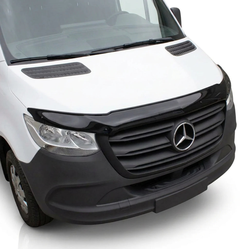 Mercedes Sprinter Bonnet Protector — 2018 Onwards Gloss Black