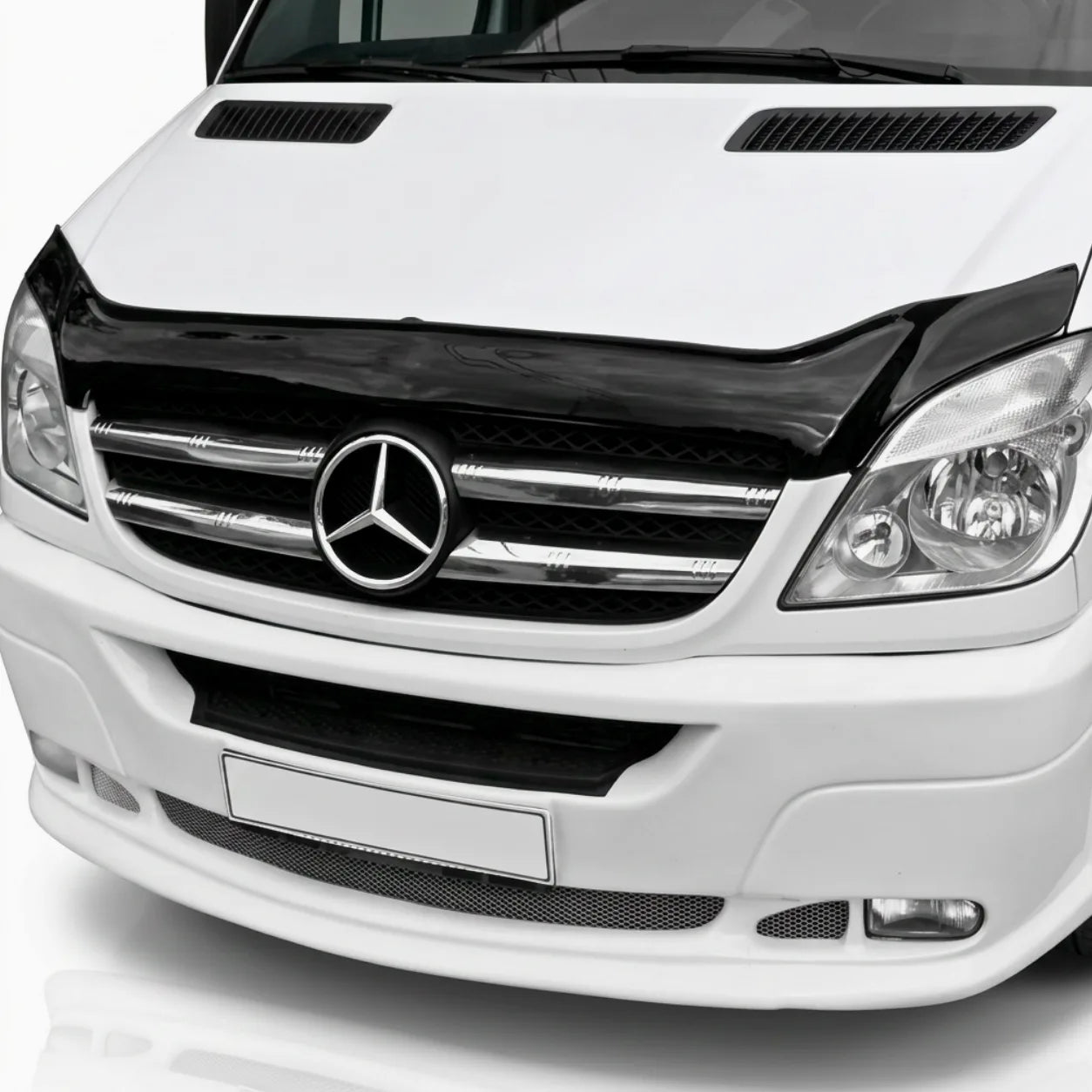 Mercedes Sprinter Bonnet Protector — 2006–2013 Gloss Black