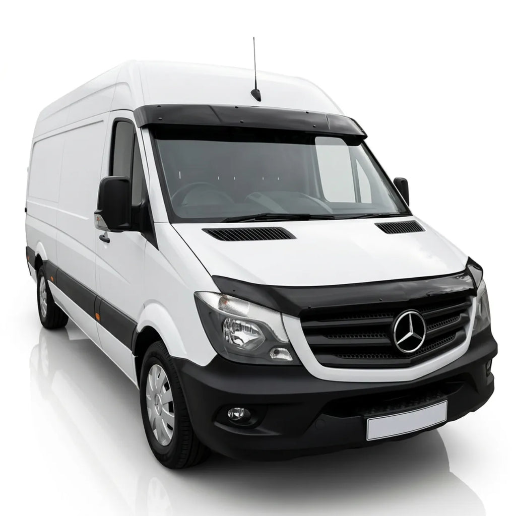Mercedes Sprinter Facelift Bonnet Protector — 2014–2018 Gloss Black