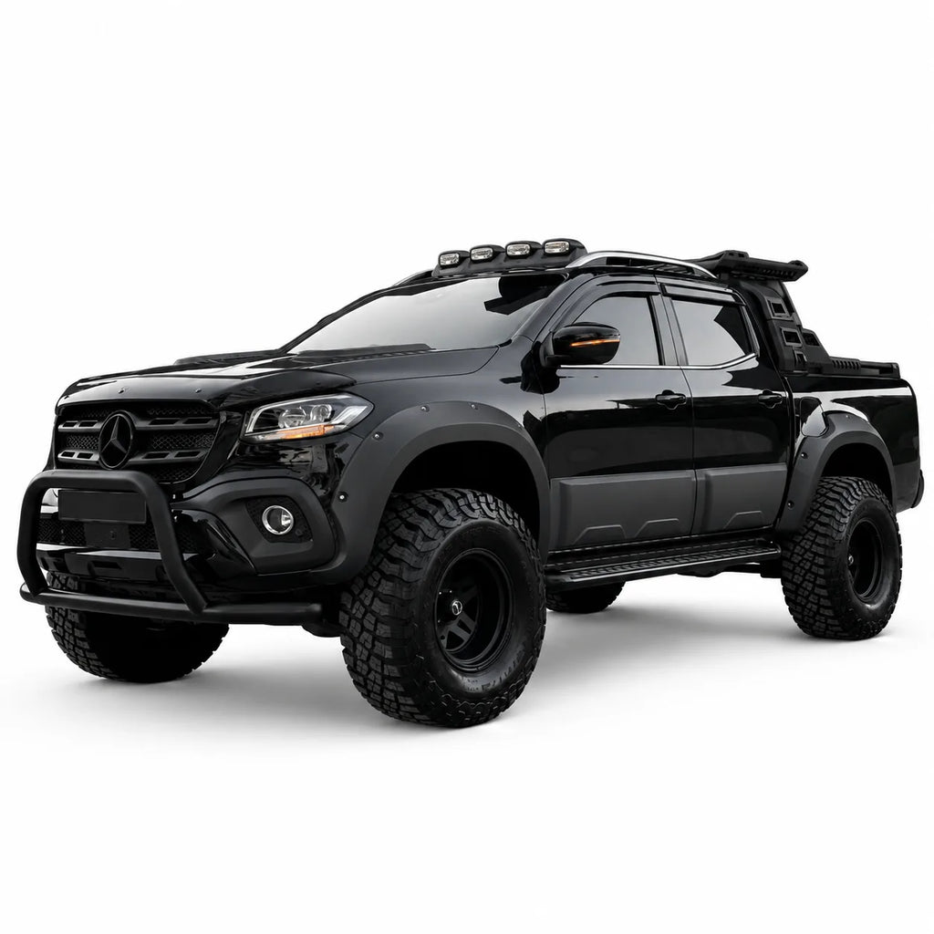 Mercedes X-Class Body Cladding (4pcs) — W470 2017+ Matte Black