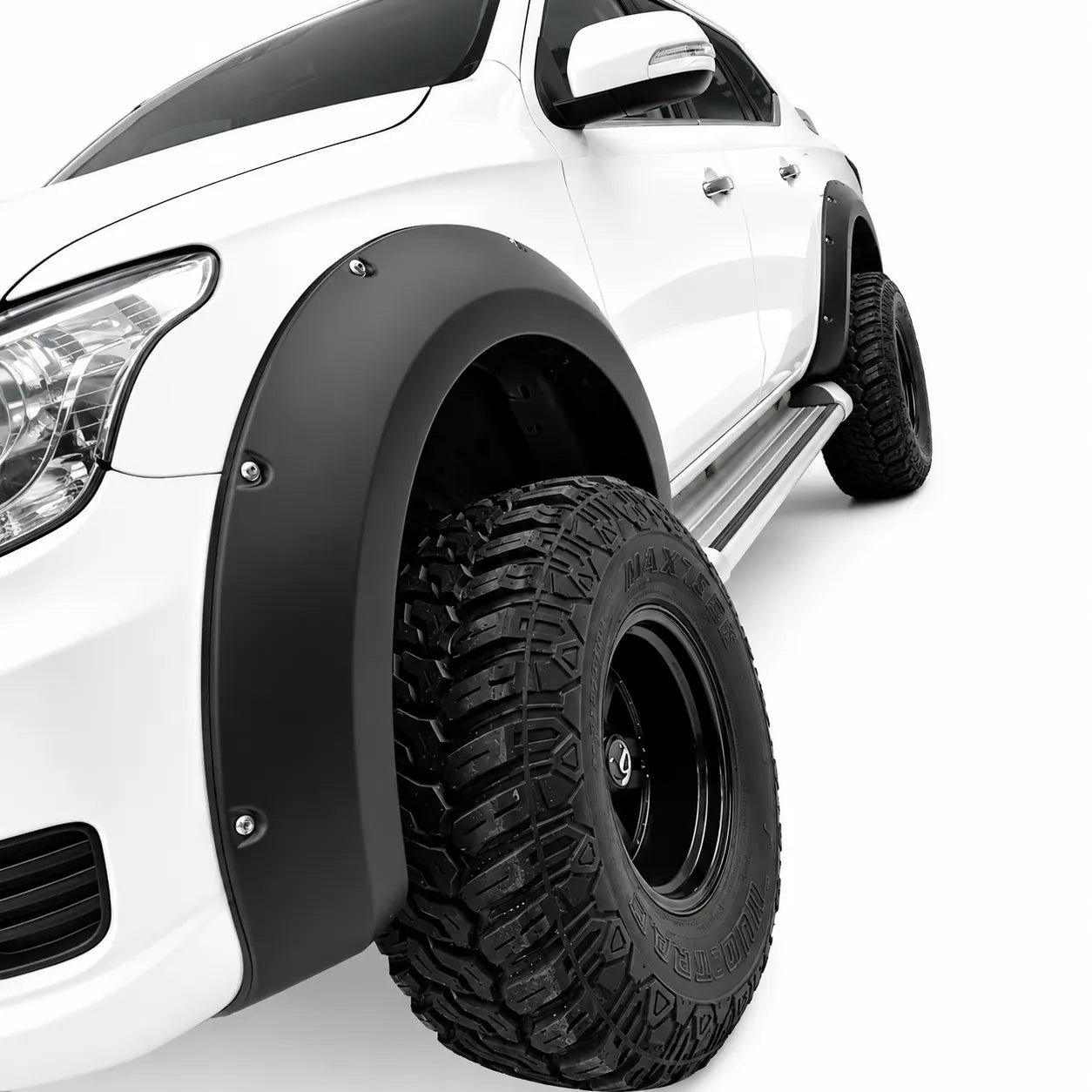 Mitsubishi L200 & Fiat Fullback Fender Flares (4pcs) — 2015–2019 Matte Black