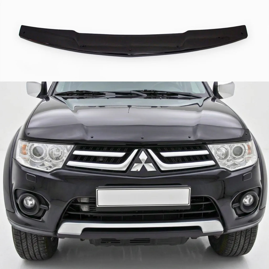 Mitsubishi L200 Triton Bonnet Protector — Series 4 2007–2014 Gloss Black