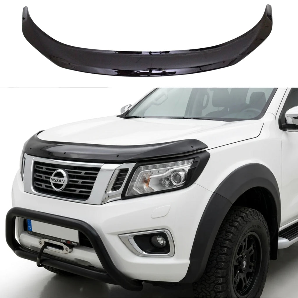 Nissan Navara NP300 Bonnet Protector — 2014–2021 Gloss Black