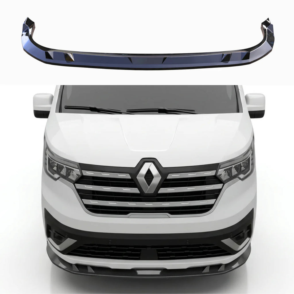 Renault Trafic Front Splitter — 2023+ Gloss Black