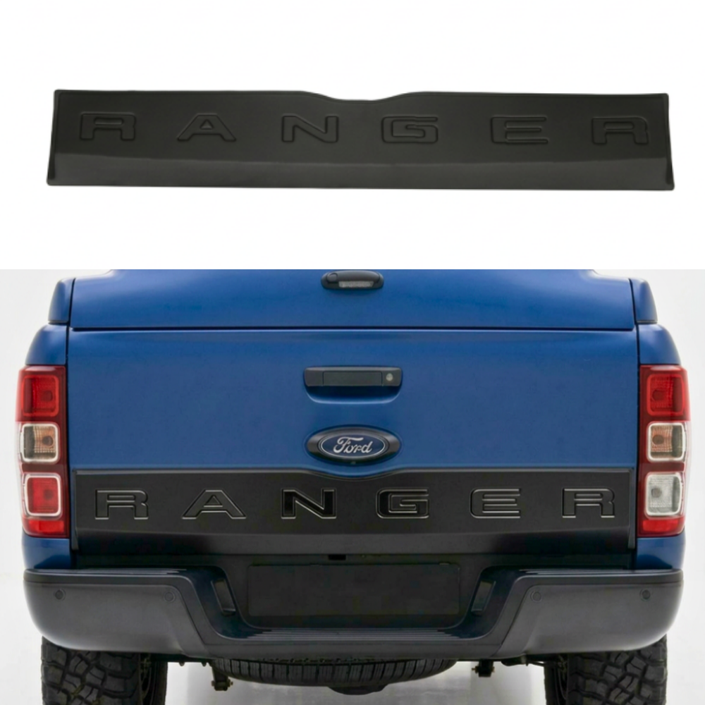 Half Tailgate Cover for FORD Ranger T6 (2012–2015), T7 (2015–2019), and T8 (2019–2022) — Matte Black