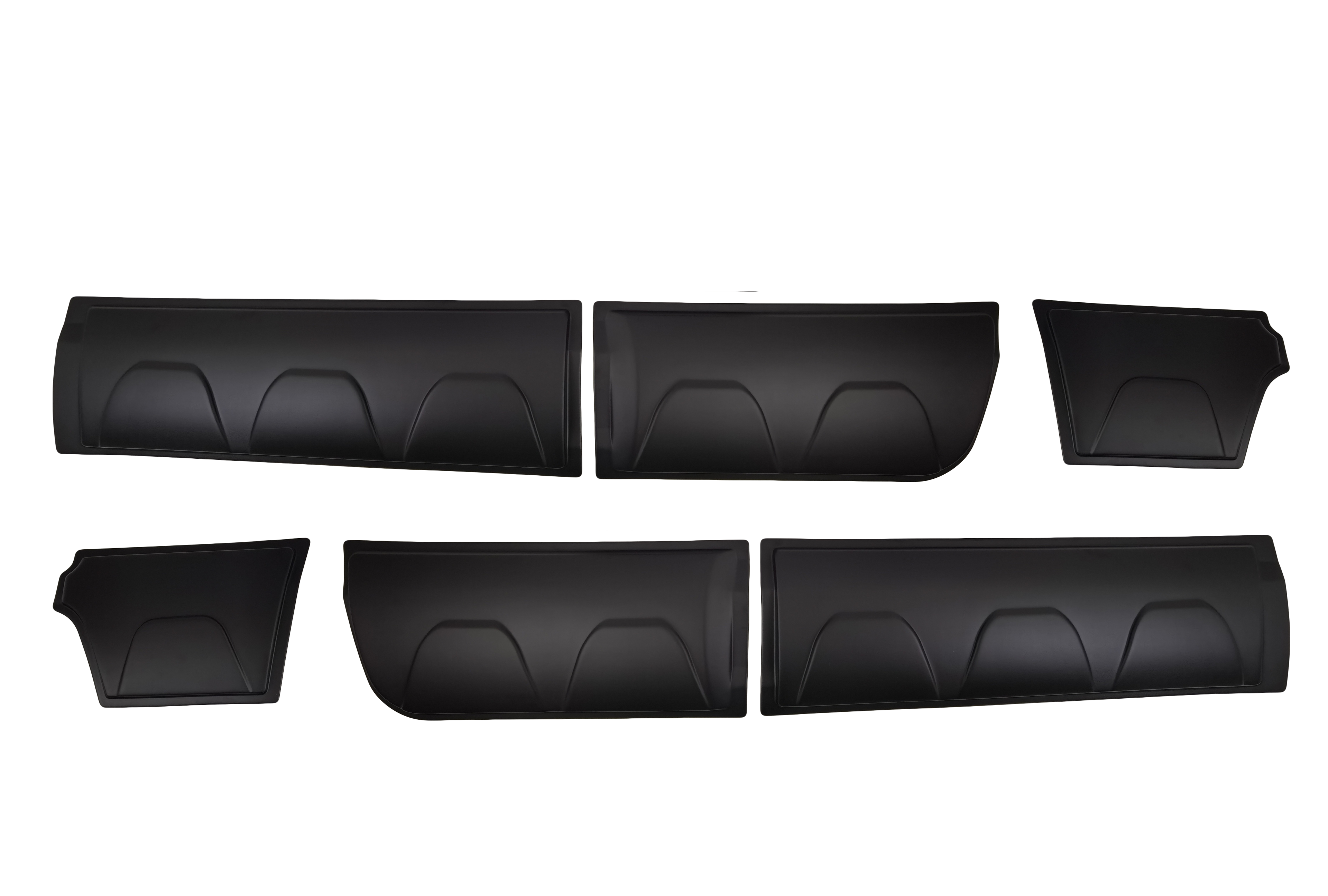 VW Amarok Body Cladding (6pcs) — MK1 2010–2022 Matte Black