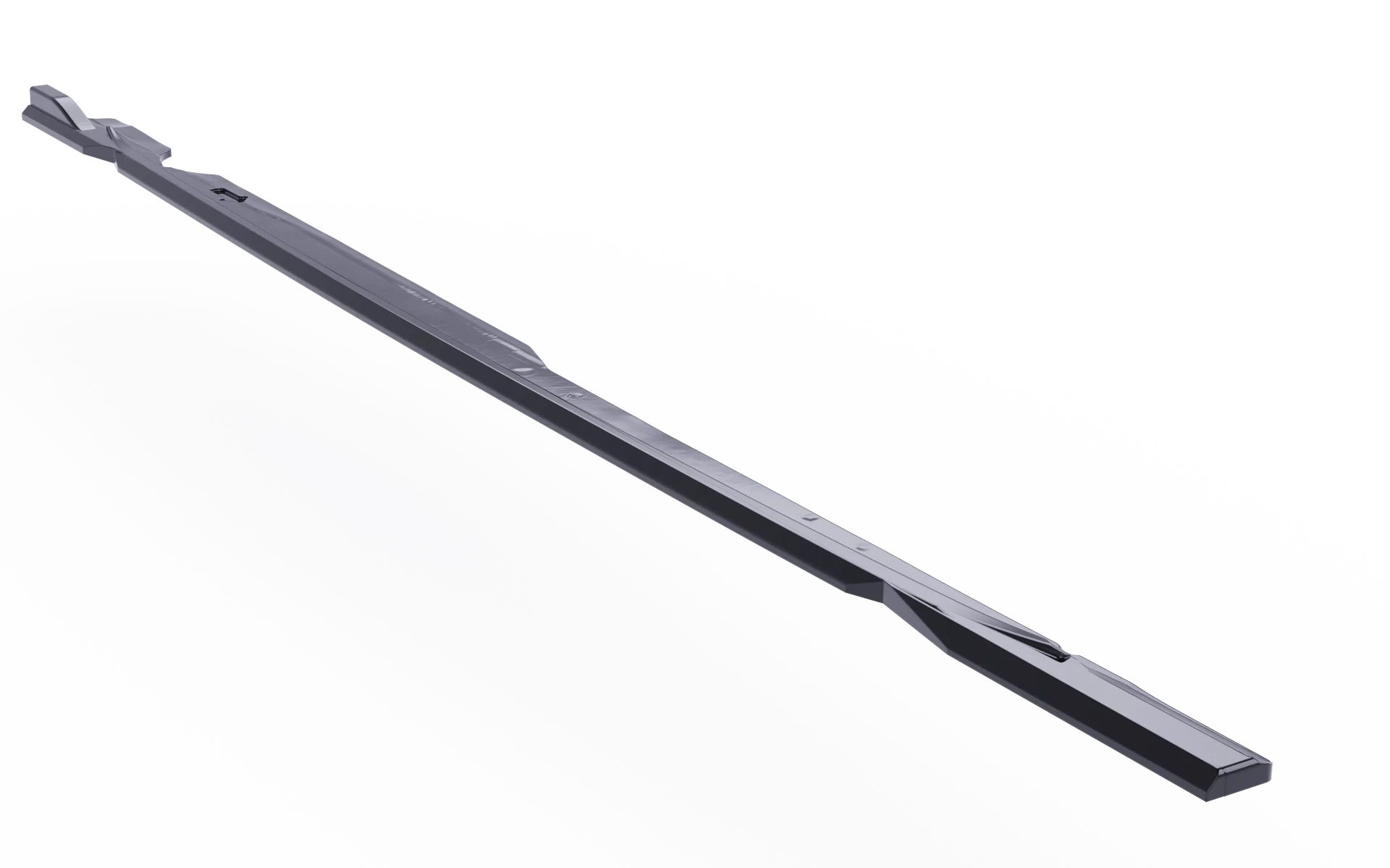VW Golf R Side Skirts (2pcs) — Mk8 2020–2024 Gloss Black