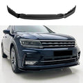 VW Tiguan MK2 R-Line Front Splitter — Pre-Facelift (2016–2020) Gloss Black